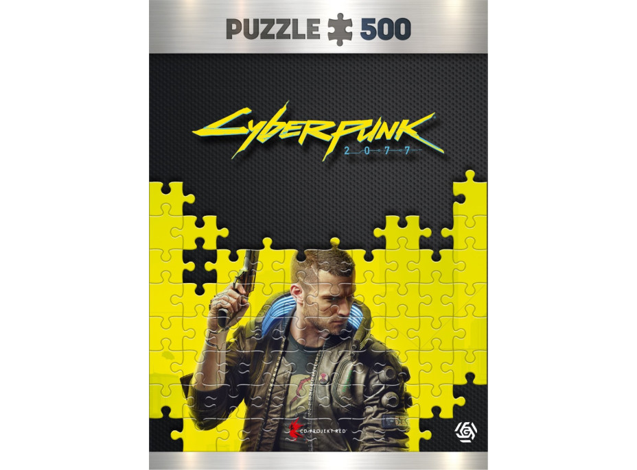 GOOD LOOT Puzzle Cyberpunk 2077 - Keyart male V (muž) 500 dílků