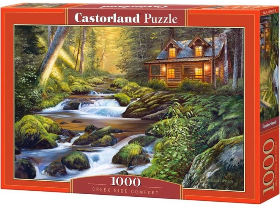 CASTORLAND Puzzle Domek u řeky 1000 dílků