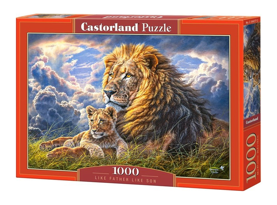 CASTORLAND Puzzle Jaký otec, takový syn 1000 dílků