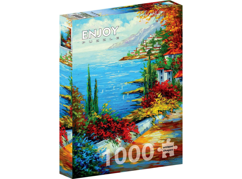 ENJOY Puzzle Městečko u moře 1000 dílků