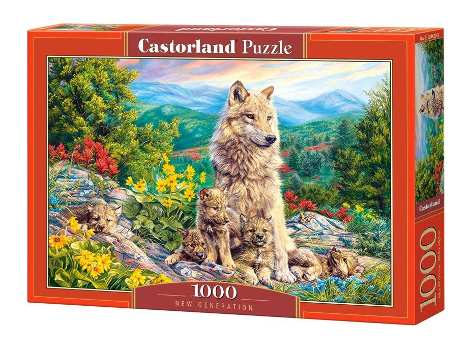 CASTORLAND Puzzle Nová vlčí generace 1000 dílků