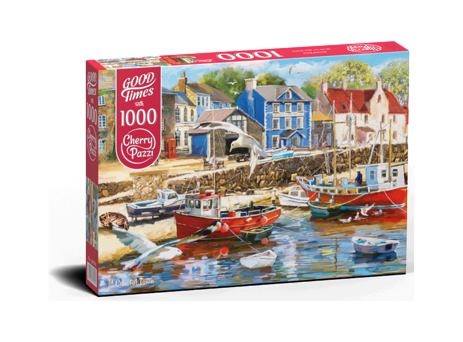 CHERRY PAZZI Puzzle Přímořské město 1000 dílků