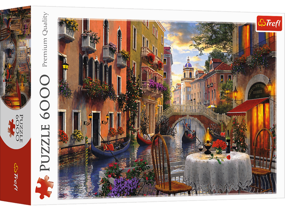 TREFL Puzzle Romantická večeře 6000 dílků