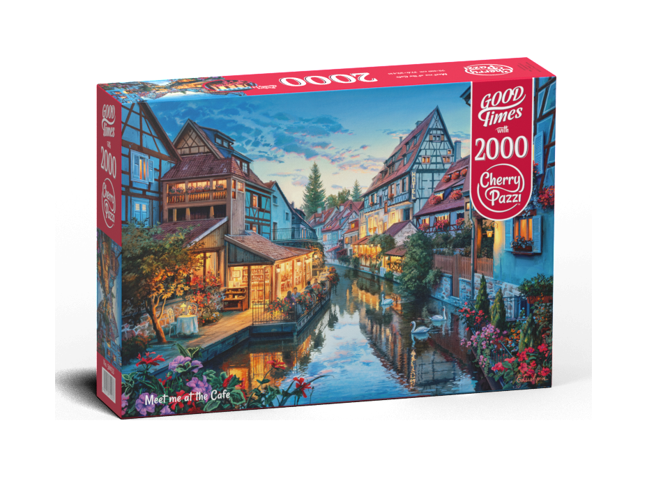 CHERRY PAZZI Puzzle Setkání v kavárně 2000 dílků