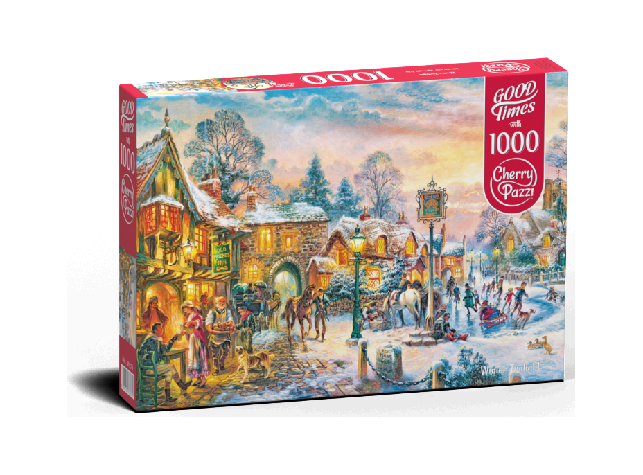 CHERRY PAZZI Puzzle Stmívání v zimě 1000 dílků