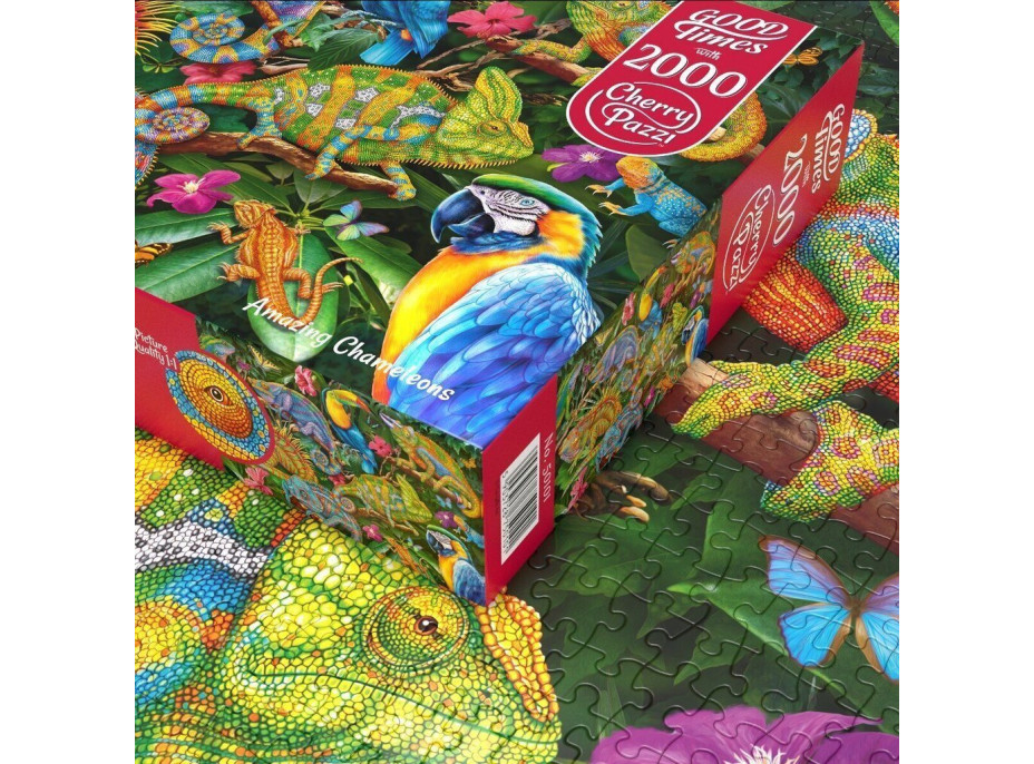 CHERRY PAZZI Puzzle Úžasní chameleoni 2000 dílků