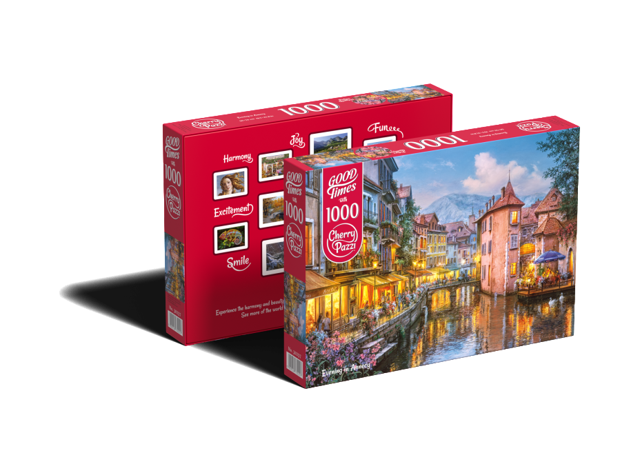 CHERRY PAZZI Puzzle Večer v Annecy 1000 dílků