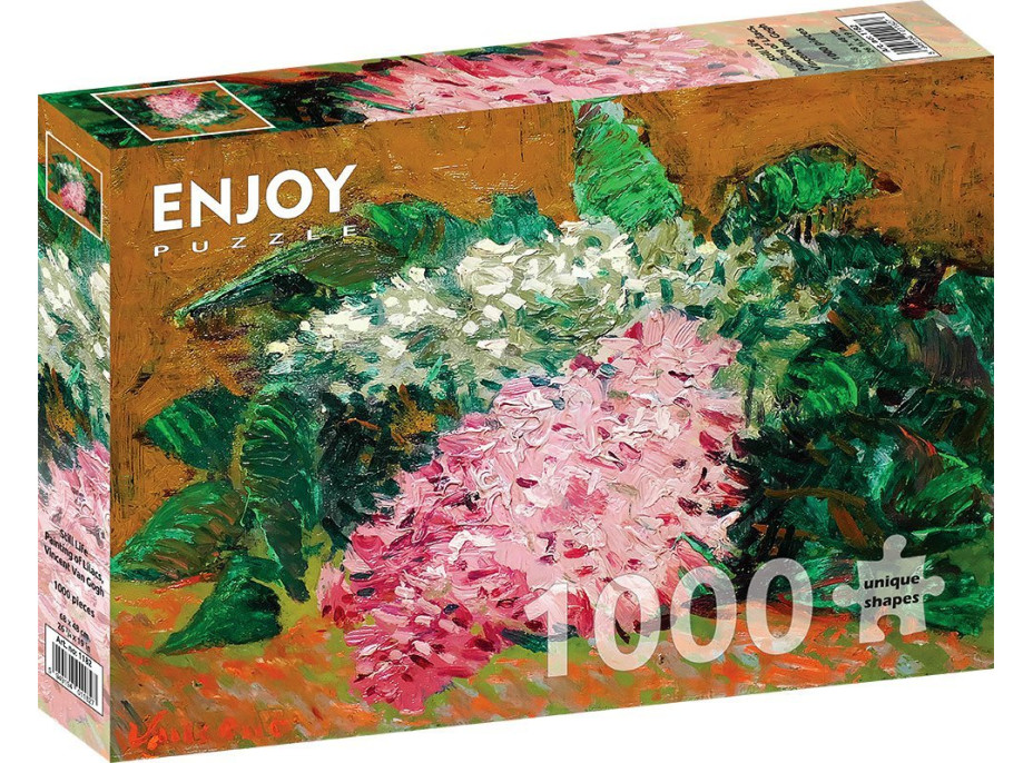 ENJOY Puzzle Vincent Van Gogh: Zátiší s šeříky 1000 dílků