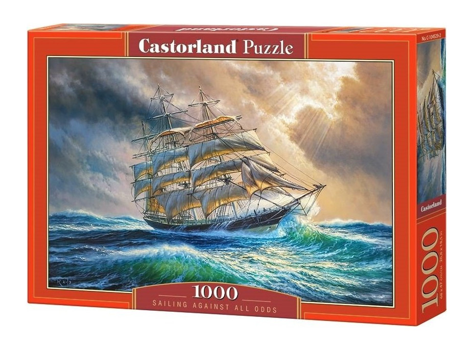 CASTORLAND Puzzle Plachetnice na moři 1000 dílků