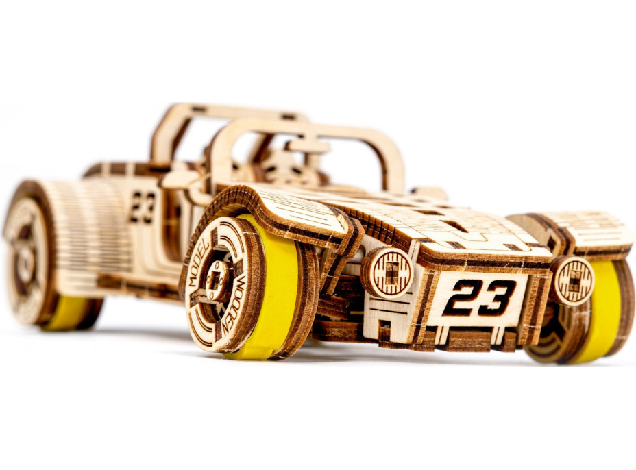 WOODEN CITY 3D puzzle Automobil Roadster 111 dílů