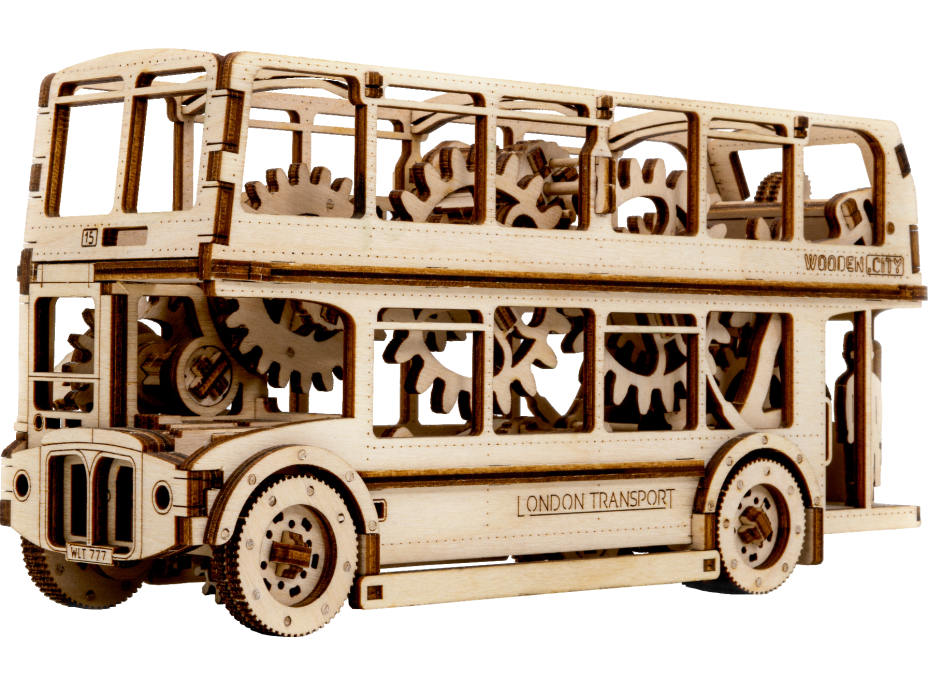 WOODEN CITY 3D puzzle Londýnský autobus 216 dílů