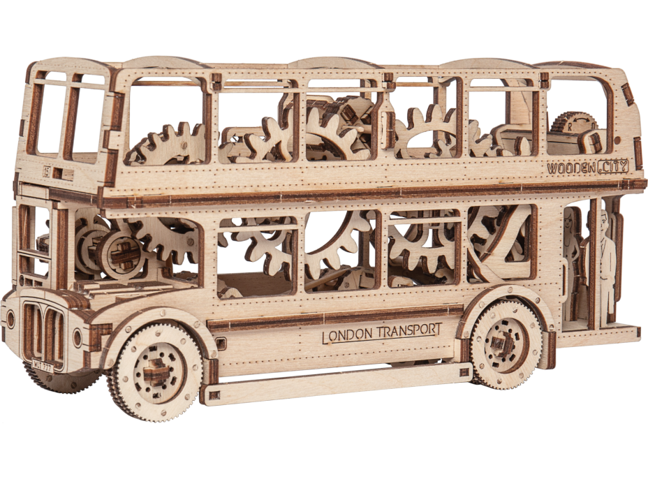 WOODEN CITY 3D puzzle Londýnský autobus 216 dílů