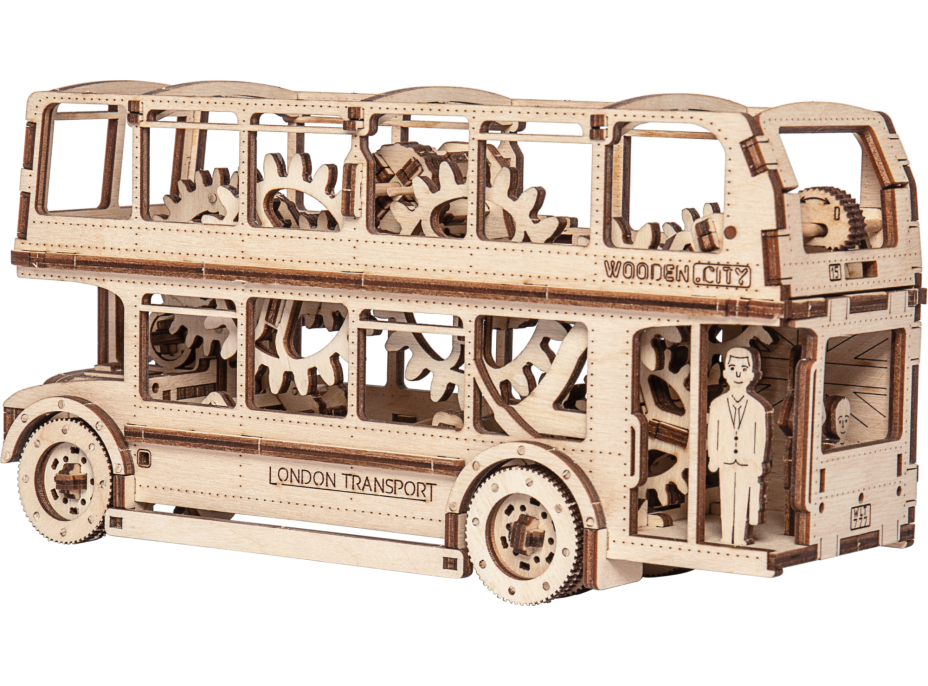 WOODEN CITY 3D puzzle Londýnský autobus 216 dílů