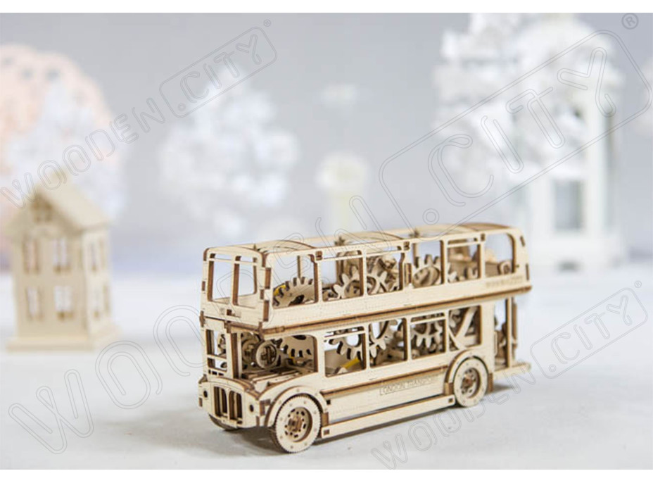 WOODEN CITY 3D puzzle Londýnský autobus 216 dílů