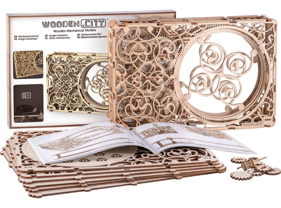 WOODEN CITY 3D puzzle Mechanický obraz 275 dílů