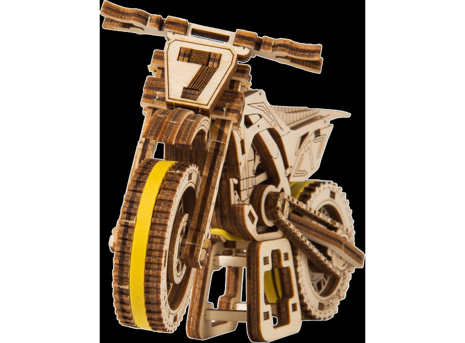 WOODEN CITY 3D puzzle Motorka MotoCross 88 dílů