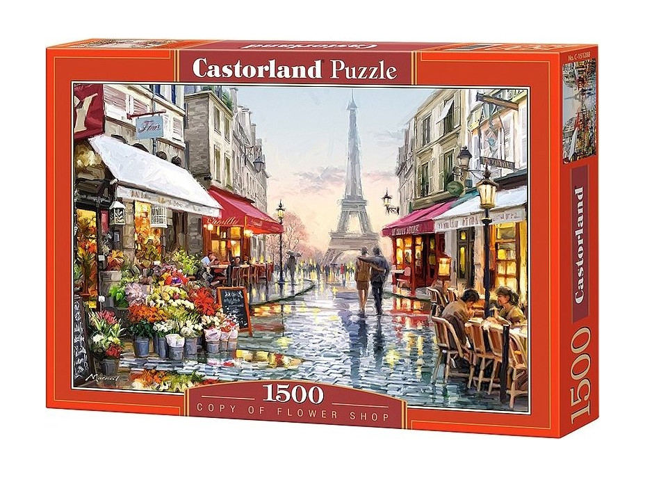 CASTORLAND Puzzle Květinářství v Paříži 1500 dílků