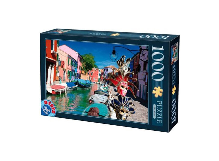 D-TOYS Puzzle Burano, Itálie 1000 dílků