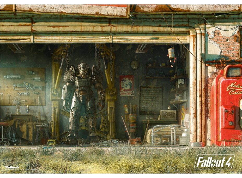 GOOD LOOT Puzzle Fallout 4 - Garage 1000 dílků