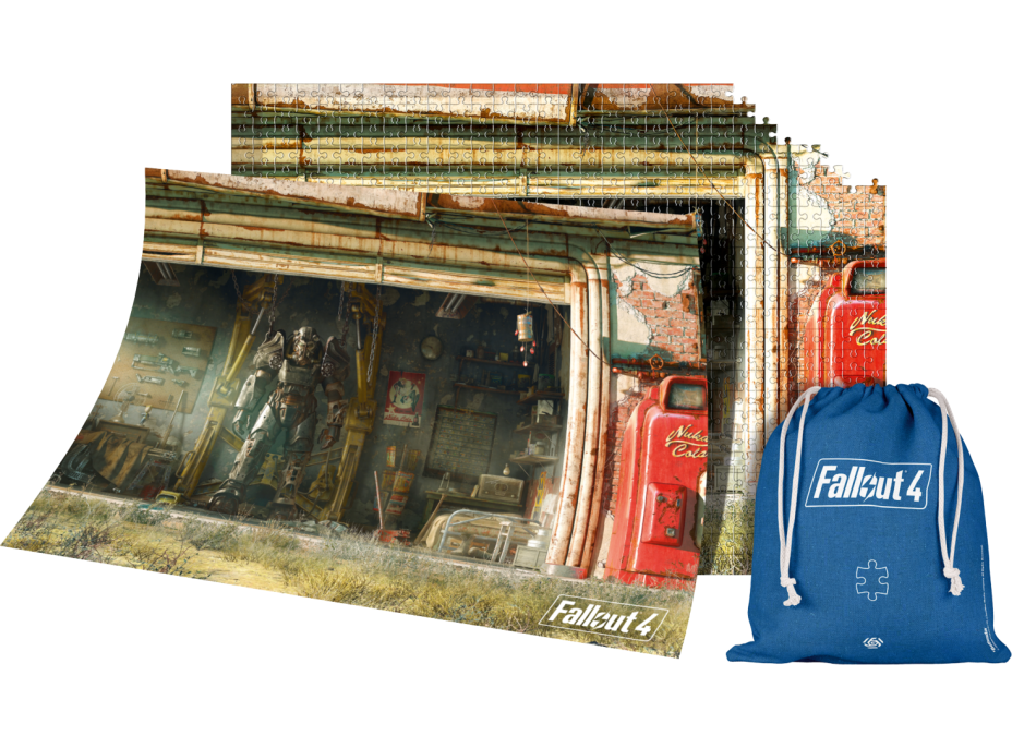 GOOD LOOT Puzzle Fallout 4 - Garage 1000 dílků