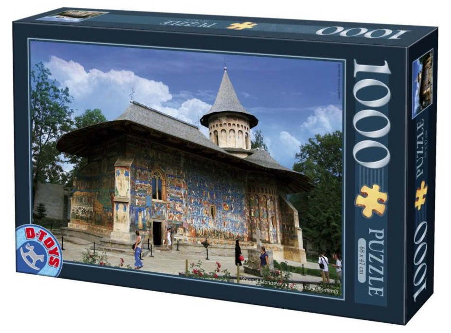 D-TOYS Puzzle Klášter Voronet, Rumunsko 1000 dílků