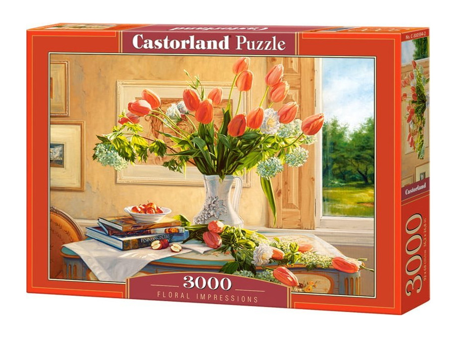 CASTORLAND Puzzle Květinové zátiší 3000 dílků