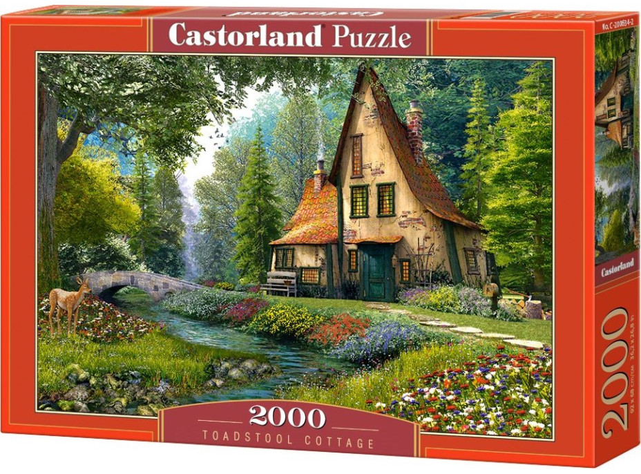 CASTORLAND Puzzle Lesní chata 2000 dílků