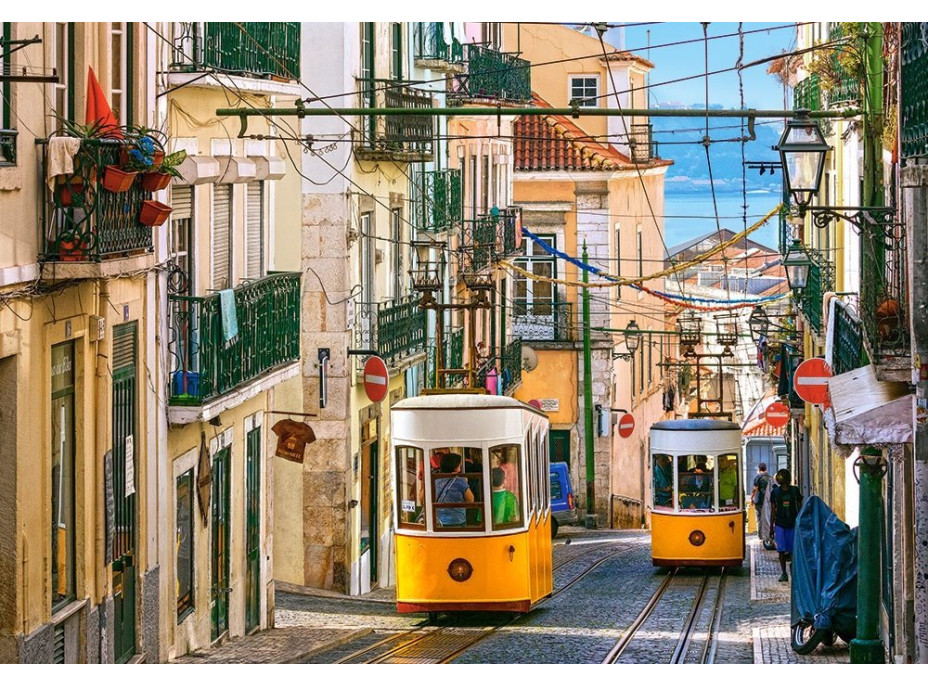 CASTORLAND Puzzle Lisabonské tramvaje, Portugalsko 1000 dílků