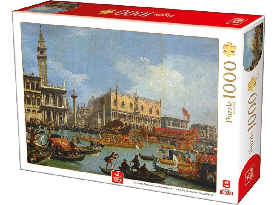 DEICO Puzzle Návrat Galéry Bucintoro k molu u Dóžecího paláce 1000 dílků