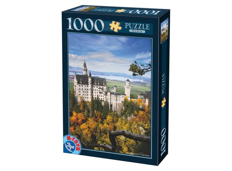 D-TOYS Puzzle Neuschwanstein, Německo 1000 dílků