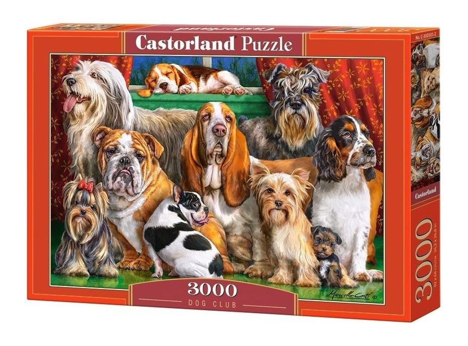 CASTORLAND Puzzle Psí klub 3000 dílků