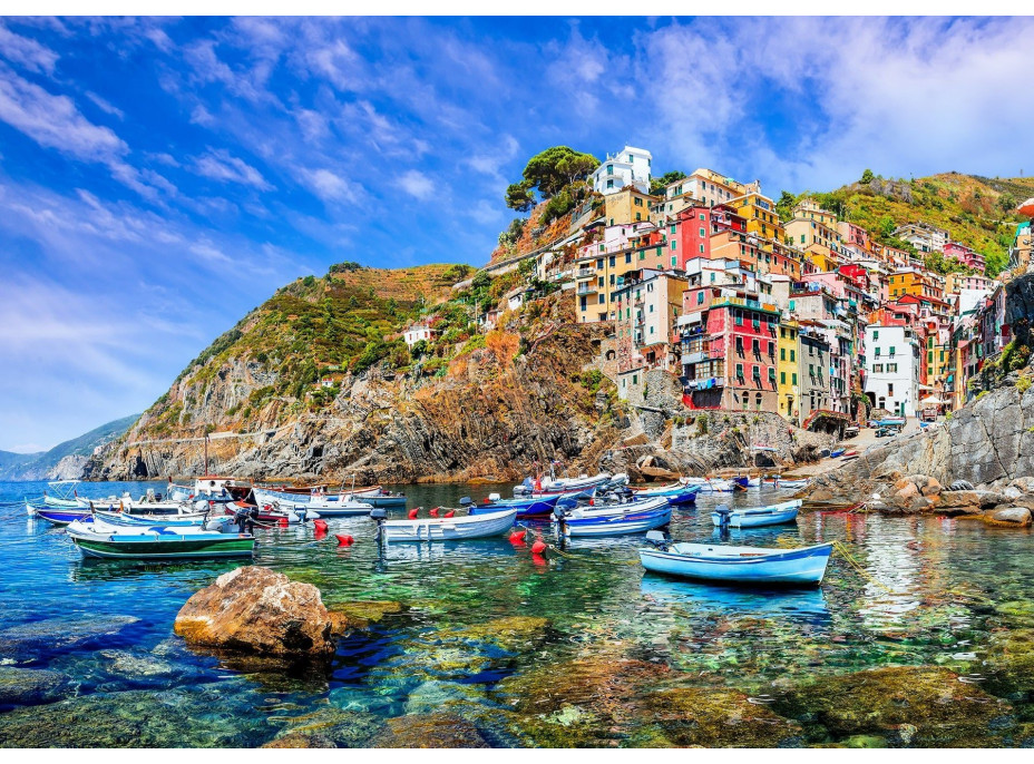 ENJOY Puzzle Riomaggiore, Cinque Terre, Itálie 1000 dílků