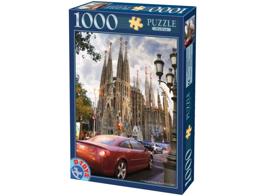 D-TOYS Puzzle Sagrada Familia, Barcelona 1000 dílků