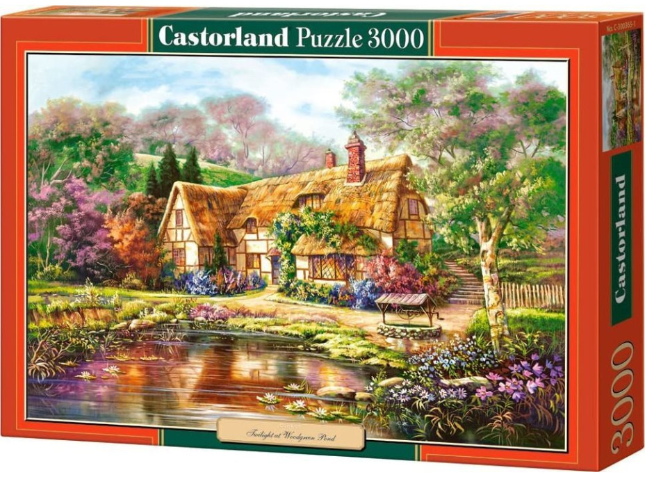 CASTORLAND Puzzle Soumrak u rybníka 3000 dílků