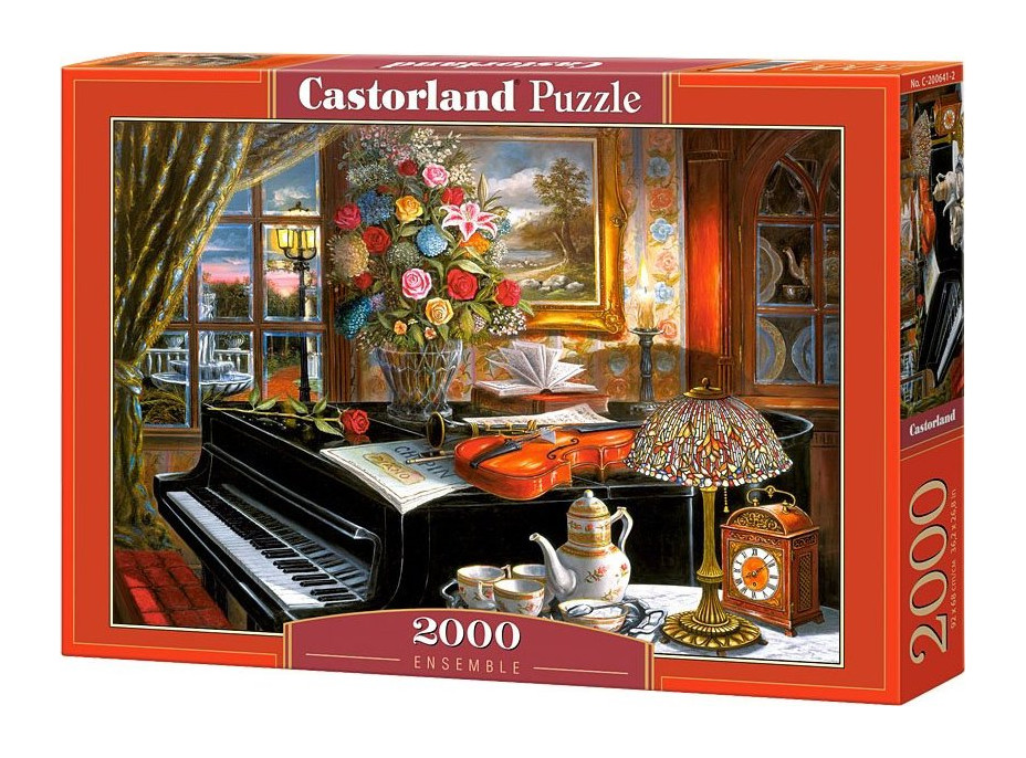 CASTORLAND Puzzle Zátiší s piánem 2000 dílků