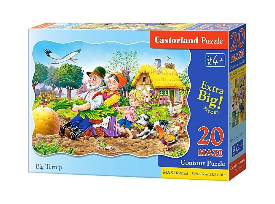 CASTORLAND Puzzle O velké řepě MAXI 20 dílků