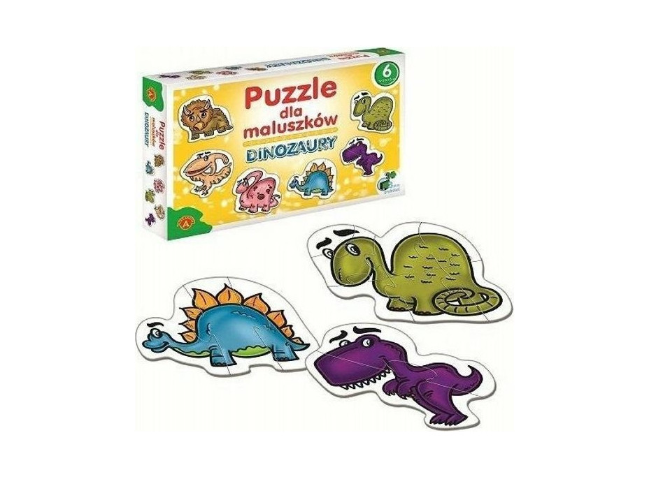 ALEXANDER Baby puzzle Dinosauři 6v1 (2-7 dílků)