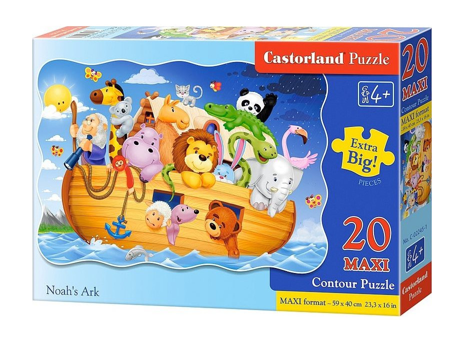 CASTORLAND Puzzle Noemova archa MAXI 20 dílků