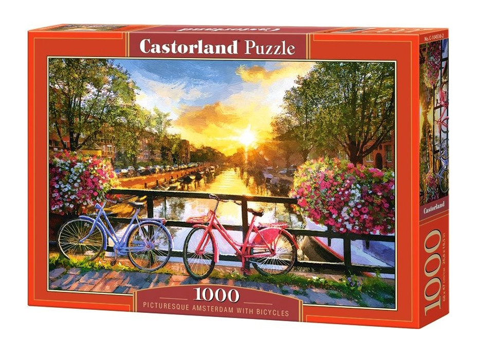 CASTORLAND Puzzle Amsterdamská kola 1000 dílků