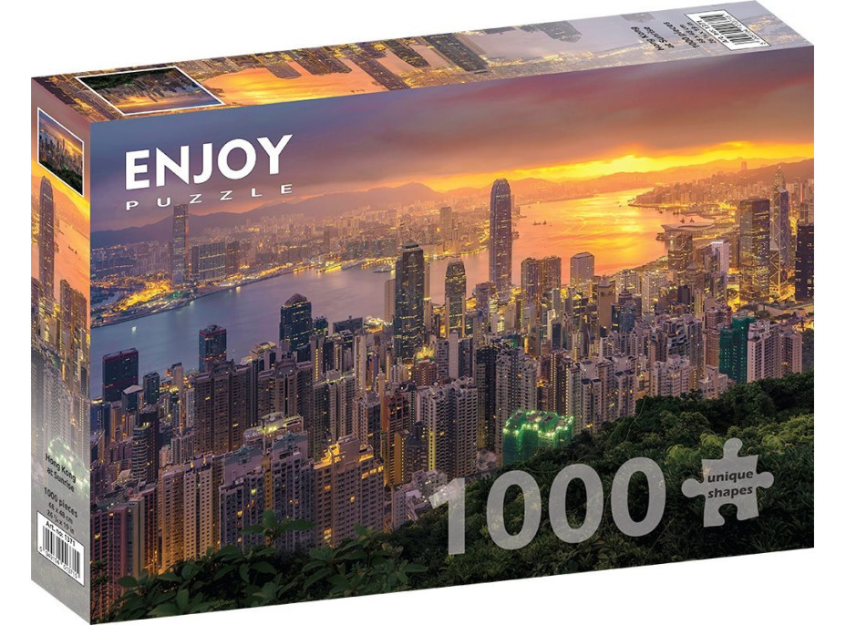 ENJOY Puzzle Hongkong za úsvitu 1000 dílků