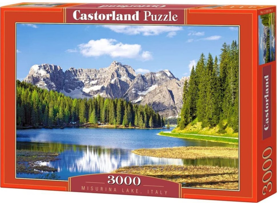 CASTORLAND Puzzle Jezero Misurina (Lago di Misurina) 3000 dílků