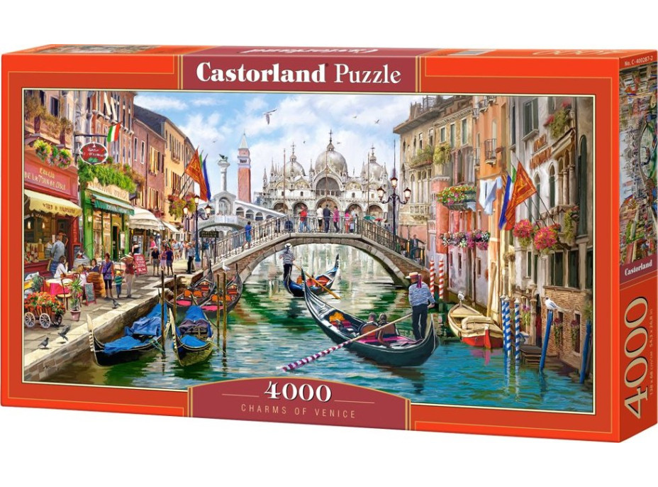 CASTORLAND Puzzle Kouzlo Benátek 4000 dílků