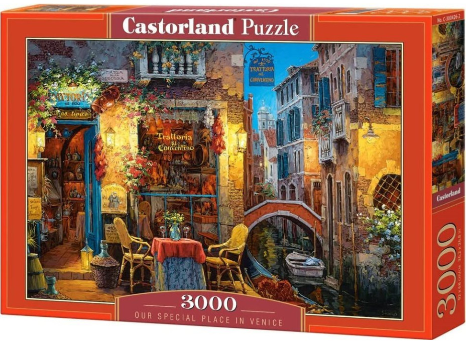 CASTORLAND Puzzle Naše místo v Benátkách 3000 dílků