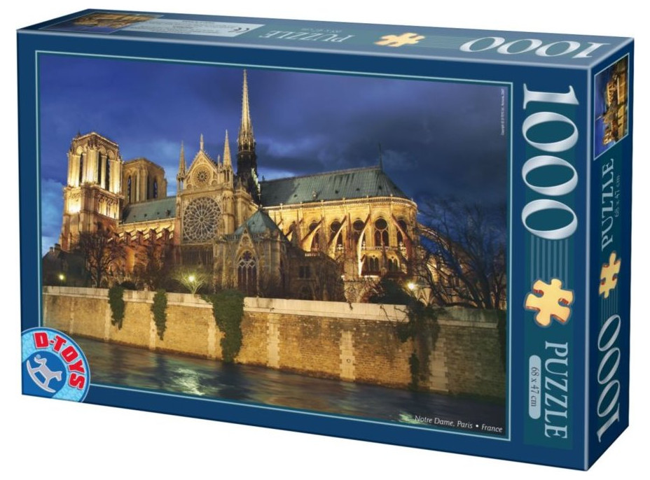 D-TOYS Puzzle Notre Dame, Paříž 1000 dílků