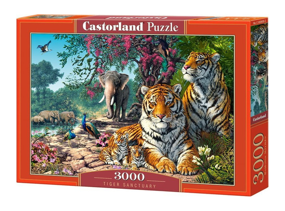 CASTORLAND Puzzle Tygří útočiště 3000 dílků