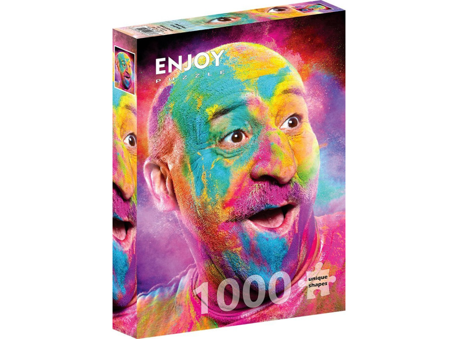 ENJOY Puzzle Smějící se plešatý muž 1000 dílků