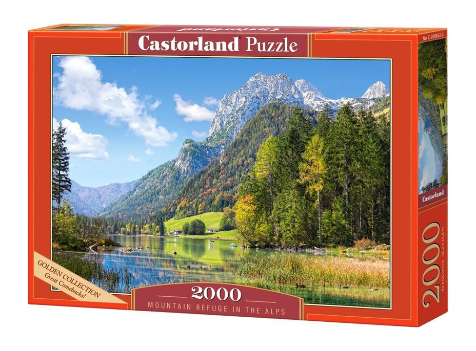 CASTORLAND Puzzle Útočiště v Alpách 2000 dílků