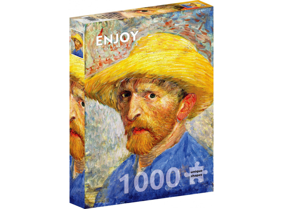 ENJOY Puzzle Vincent Van Gogh: Autoportét ve slaměném klobouku 1000 dílků