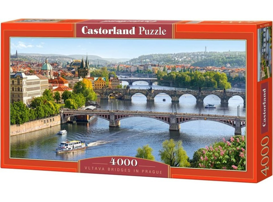 CASTORLAND Puzzle Vltavské mosty 4000 dílků