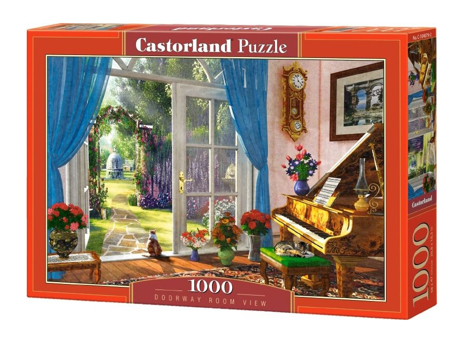 CASTORLAND Puzzle Výhled z obývacího pokoje 1000 dílků